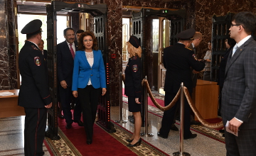 Д.Назарбаева приняла участие в церемонии инаугурации президента Татарстана