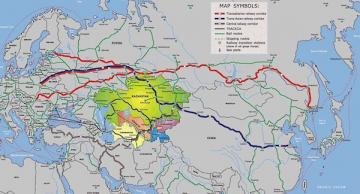 Роль Казахстана в развитии транспортных маршрутов Евразии.
