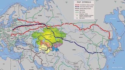 Роль Казахстана в развитии транспортных маршрутов Евразии.